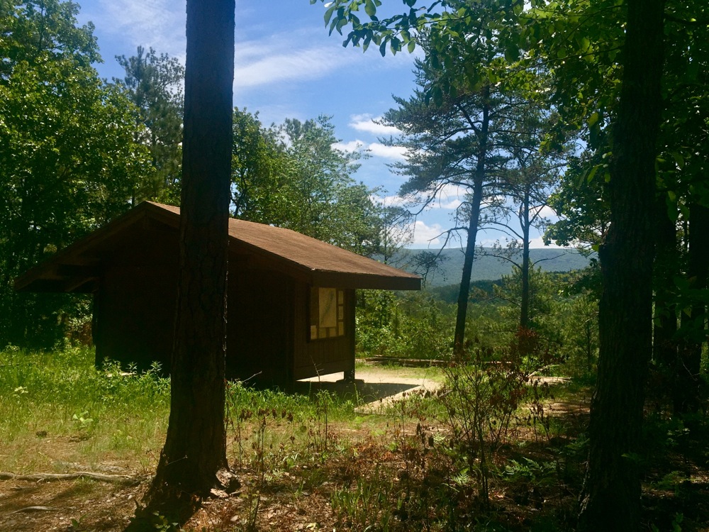 Camper Shelter on the Chinnabee Silent Trail